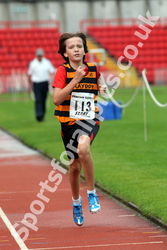 Jack Matthew Donnelly (Bladyon Harriers), Under-13s 1500 metres, Gateshead Tartan Games